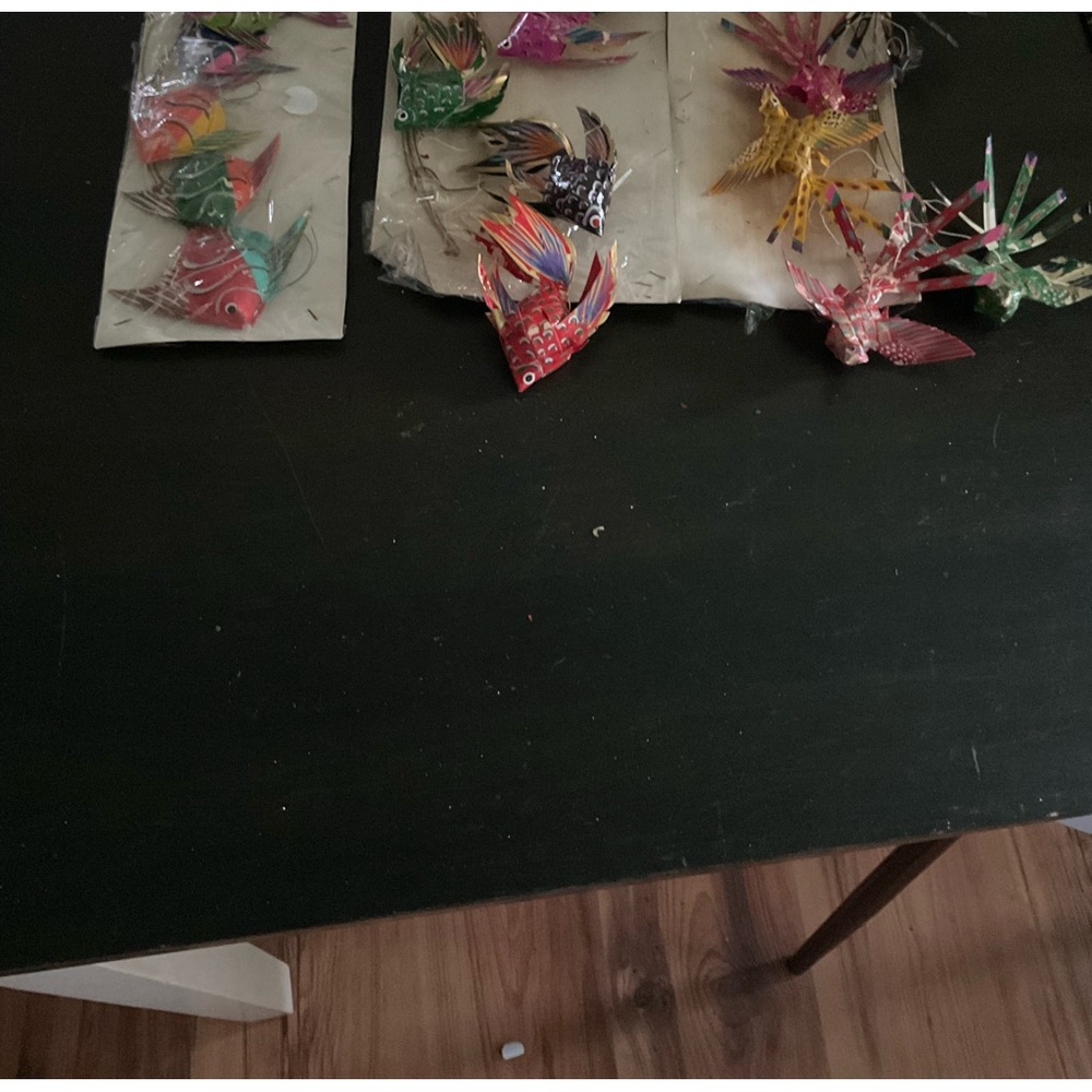 Oragami fish and birds